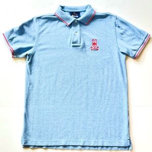 🔥🐰 Psycho Bunny polo shirt size 5.